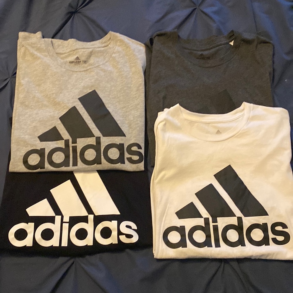 Lot of 4 Like New Men’s Adidas Amplifier T-shirts